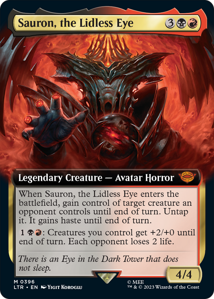 Sauron, the Lidless Eye (Extended Art) [The Lord of the Rings: Tales of Middle-Earth] | Gaming Infinity