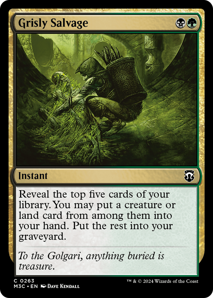 Grisly Salvage (Ripple Foil) [Modern Horizons 3 Commander] | Gaming Infinity