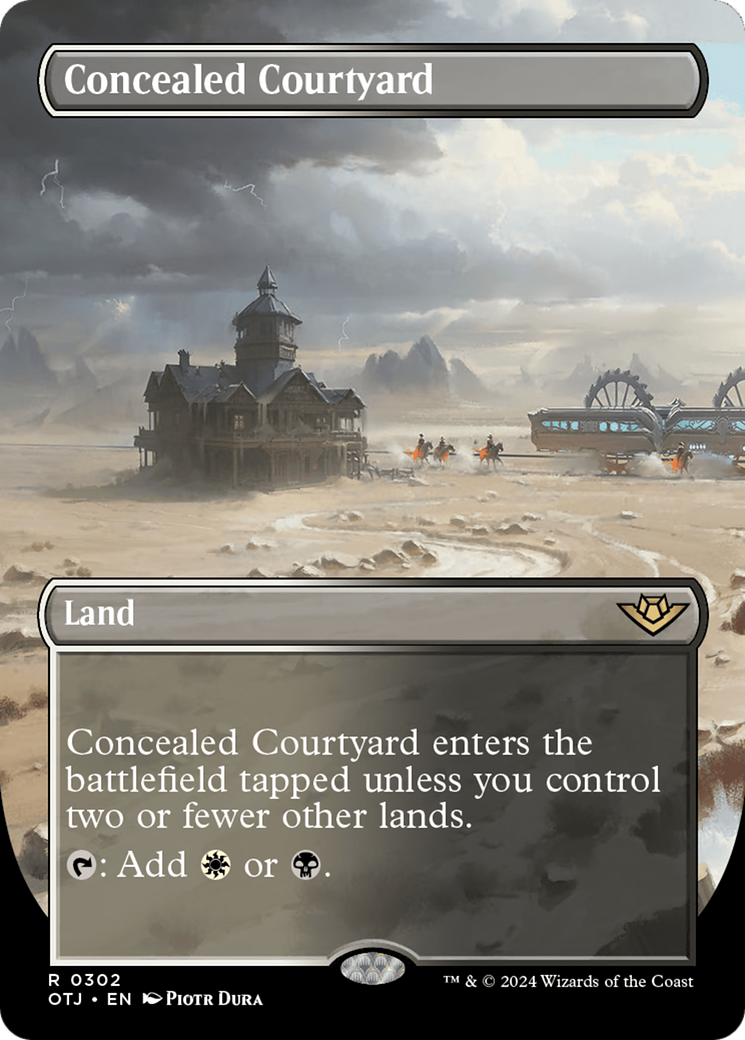 Concealed Courtyard (Borderless) [Outlaws of Thunder Junction] | Gaming Infinity