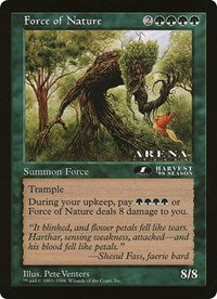 Force of Nature (Oversized) [Oversize Cards] | Gaming Infinity