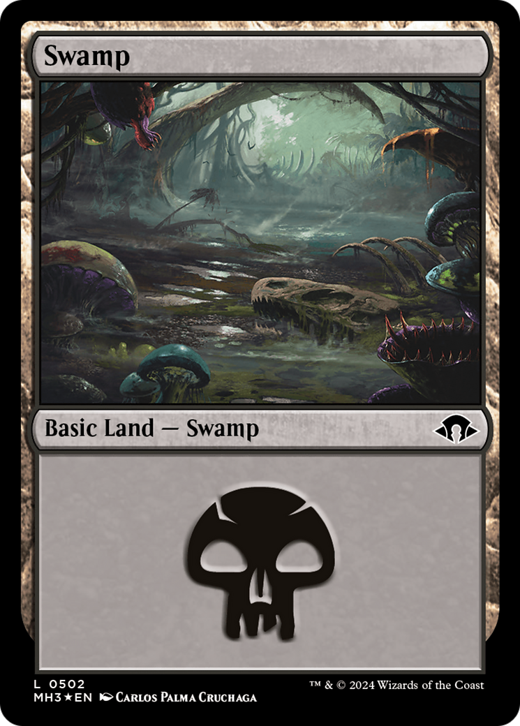 Swamp (0502) (Ripple Foil) [Modern Horizons 3] | Gaming Infinity