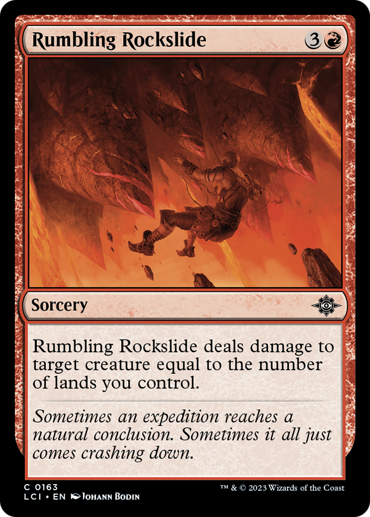 Rumbling Rockslide [The Lost Caverns of Ixalan] | Gaming Infinity