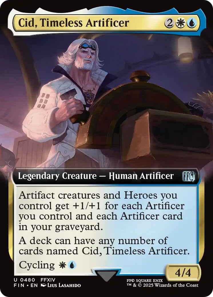 Cid, Timeless Artificer (Extended Art) [FINAL FANTASY] | Gaming Infinity