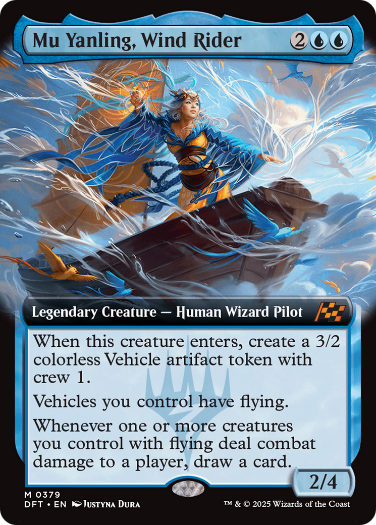 Mu Yanling, Wind Rider (Extended Art) [Aetherdrift] | Gaming Infinity