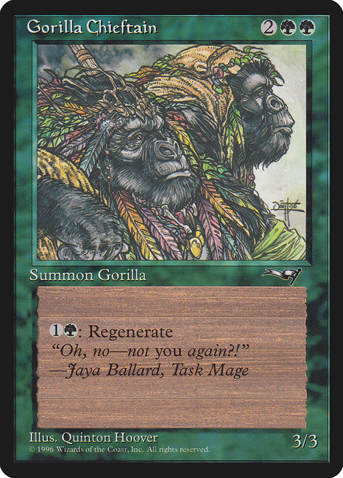 Gorilla Chieftain (Two Gorilla Art) [Alliances] | Gaming Infinity
