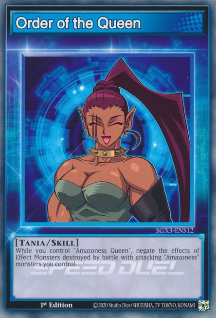 Order of the Queen [SGX3-ENS12] Common | Gaming Infinity