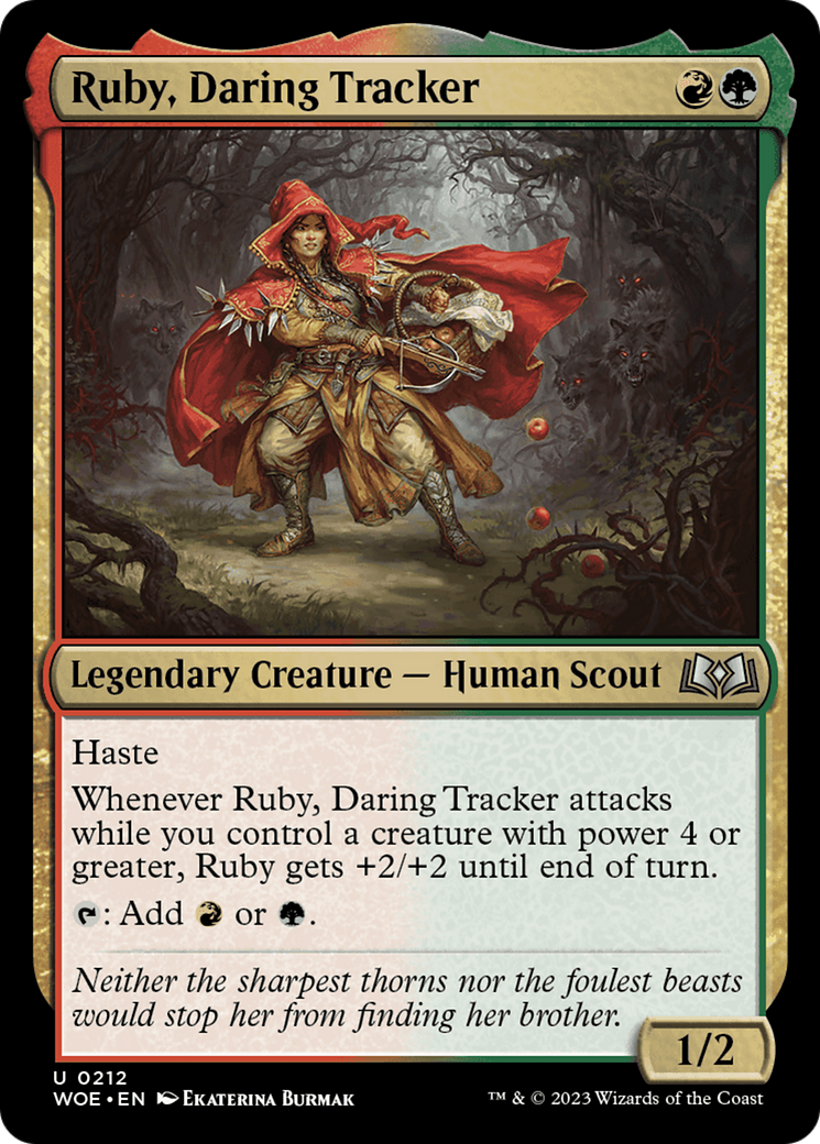 Ruby, Daring Tracker [Wilds of Eldraine] | Gaming Infinity