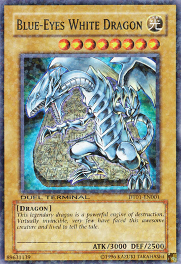 Blue-Eyes White Dragon [DT01-EN001] Super Rare | Gaming Infinity