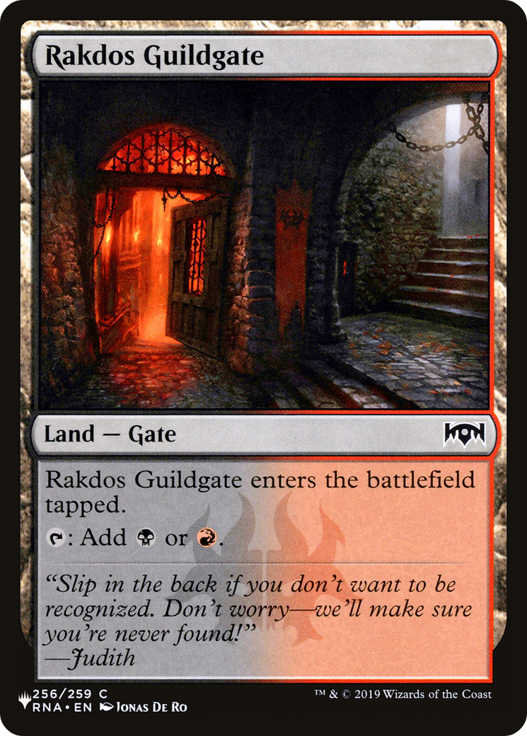 Rakdos Guildgate (256) [The List] | Gaming Infinity