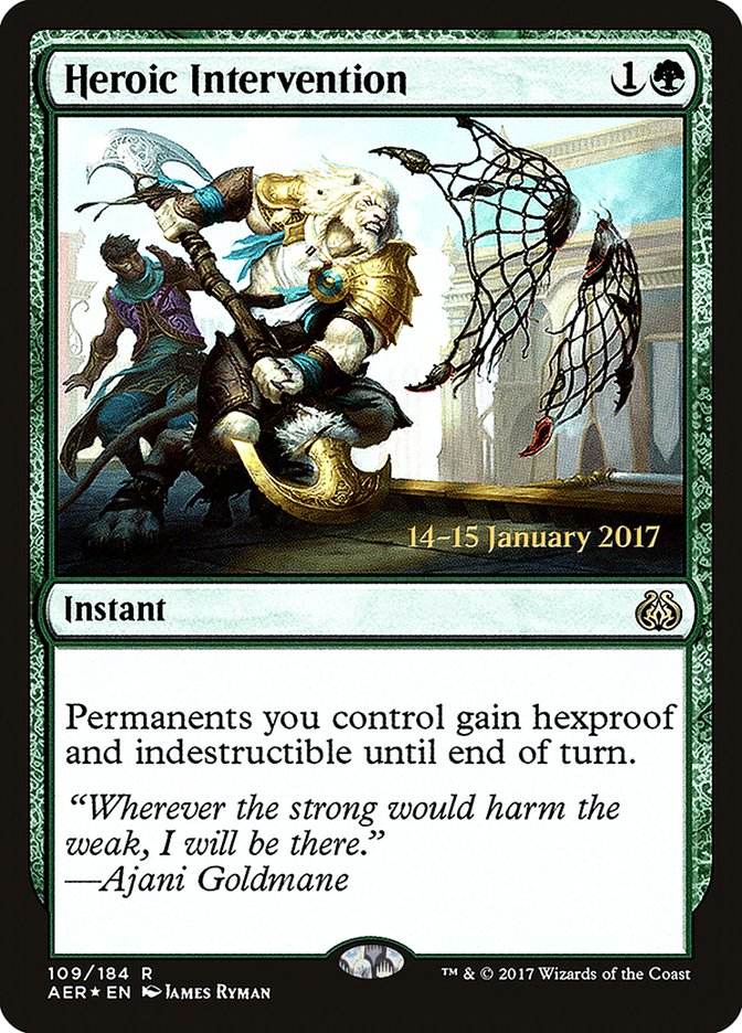 Heroic Intervention [Aether Revolt Prerelease Promos] | Gaming Infinity