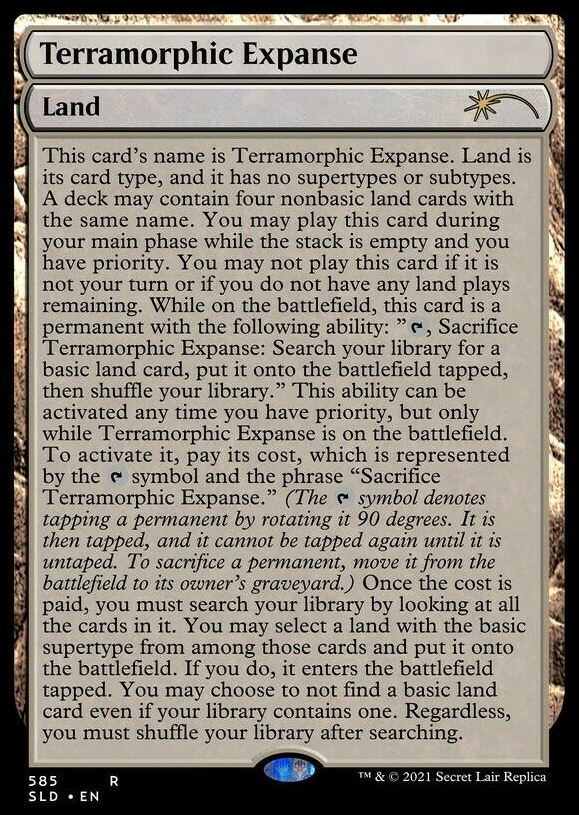 Terramorphic Expanse (Full Text) [Secret Lair Drop Promos] | Gaming Infinity