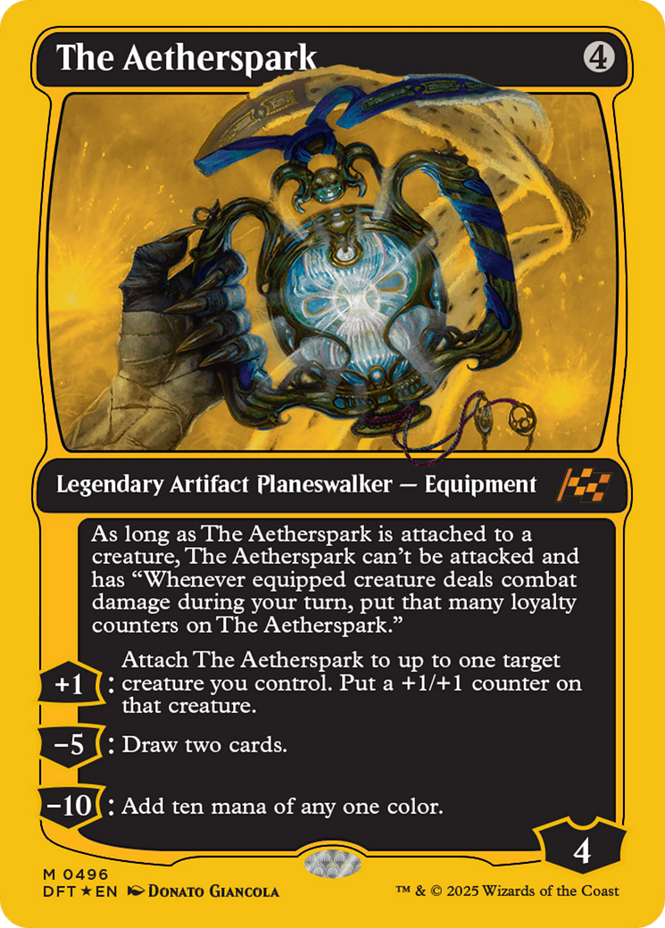 The Aetherspark (First-Place Foil) [Aetherdrift] | Gaming Infinity