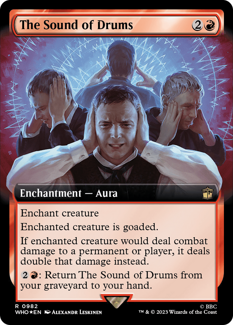 The Sound of Drums (Extended Art) (Surge Foil) [Doctor Who] | Gaming Infinity