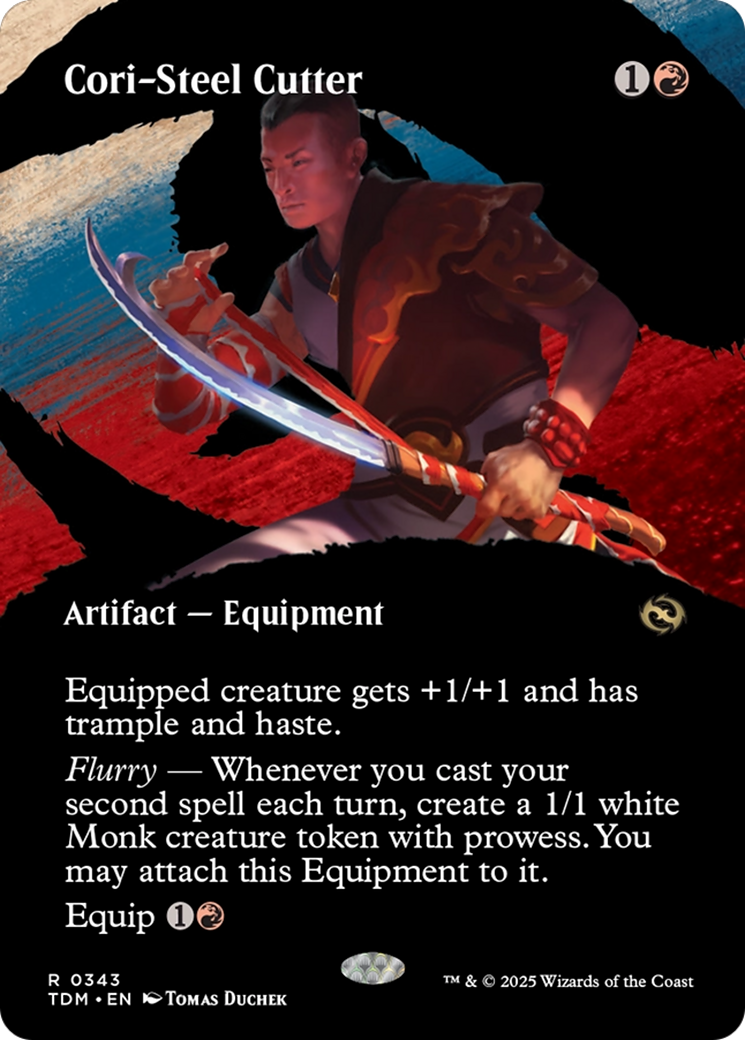 Cori-Steel Cutter (Borderless) [Tarkir: Dragonstorm] | Gaming Infinity