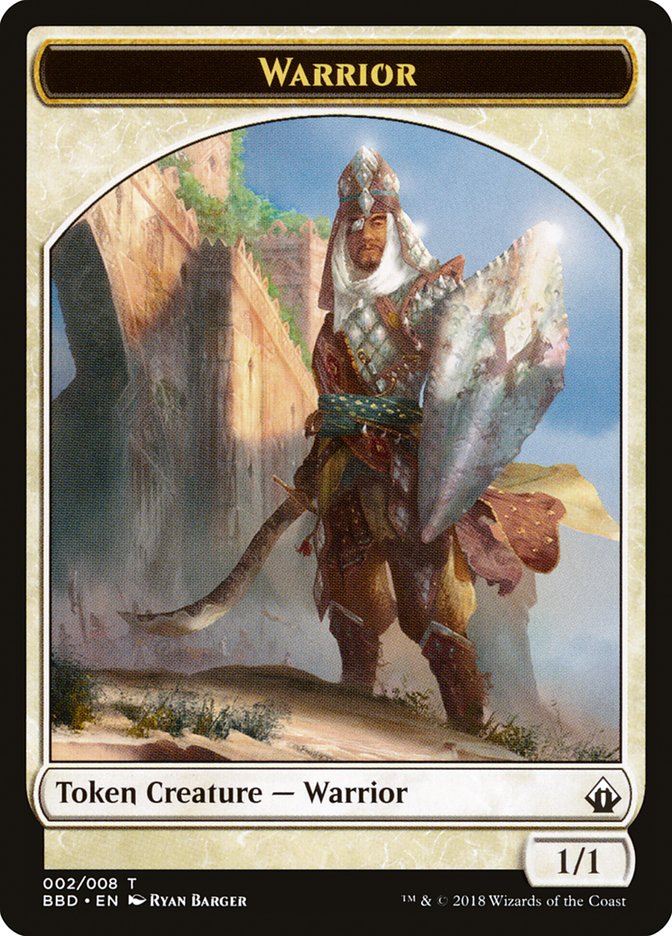 Warrior Token [Battlebond Tokens] | Gaming Infinity