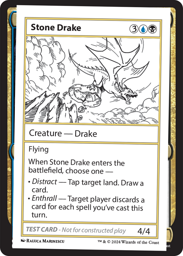 Stone Drake [Mystery Booster 2 Playtest Cards] | Gaming Infinity