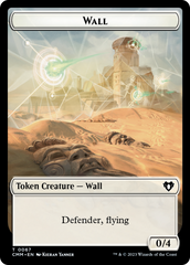 Wall // Kor Ally Double-Sided Token [Commander Masters Tokens] | Gaming Infinity