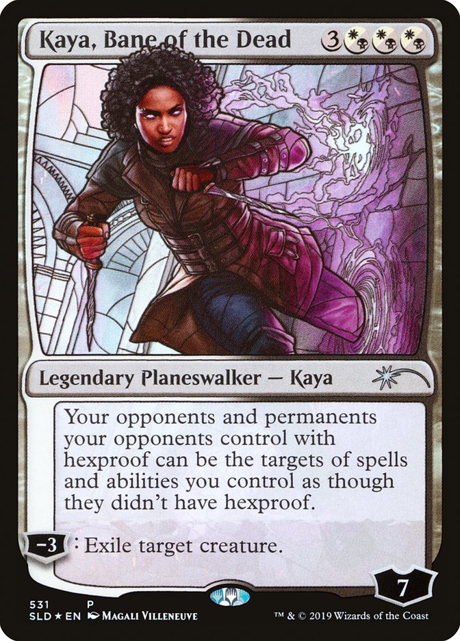 Kaya, Bane of the Dead (Stained Glass) [Secret Lair Drop Promos] | Gaming Infinity