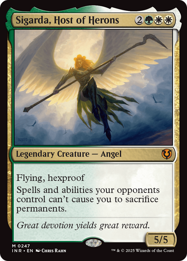 Sigarda, Host of Herons (Retro Frame) [Innistrad Remastered] | Gaming Infinity