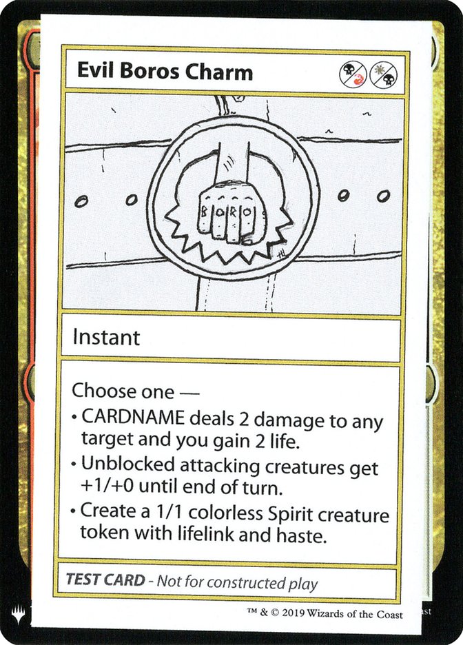 Evil Boros Charm [Mystery Booster Playtest Cards] | Gaming Infinity
