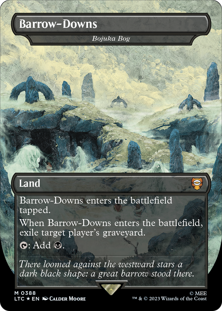 Barrow-Downs - Bojuka Bog (Surge Foil Realms and Relics) [The Lord of the Rings: Tales of Middle-Earth Commander] | Gaming Infinity