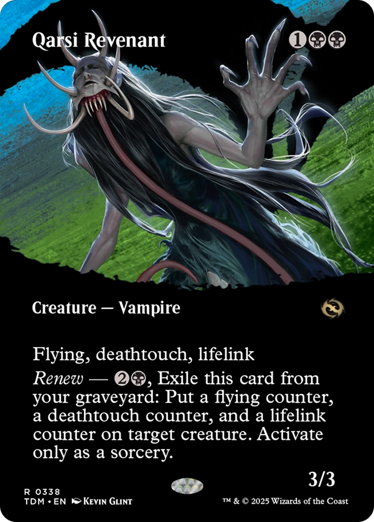 Qarsi Revenant (Borderless) [Tarkir: Dragonstorm] | Gaming Infinity