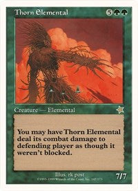 Thorn Elemental (Oversized) [Oversize Cards] | Gaming Infinity