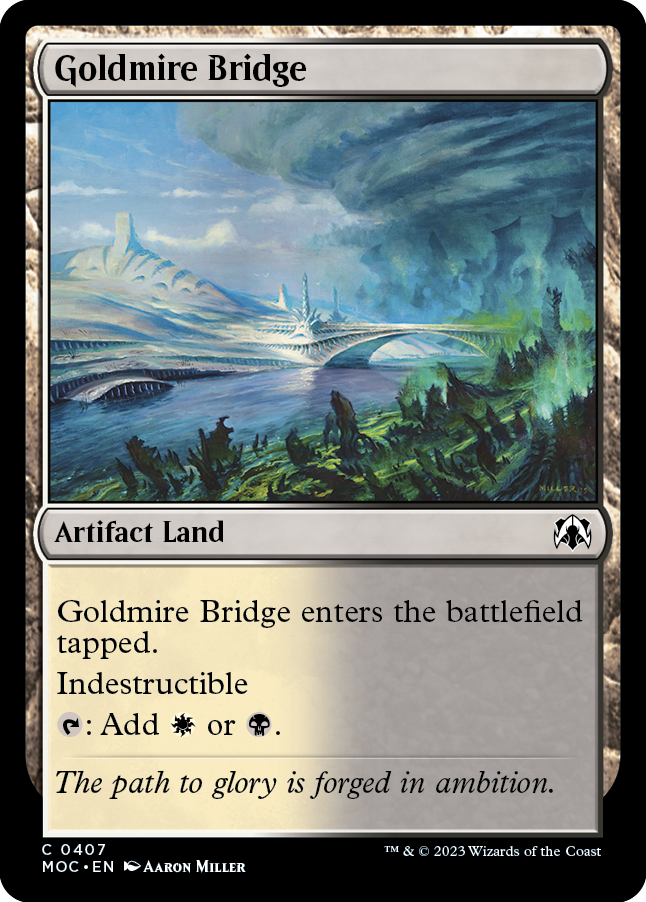 Goldmire Bridge [March of the Machine Commander] | Gaming Infinity