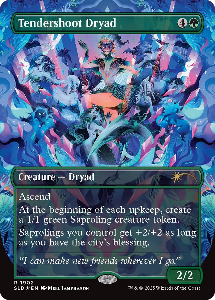 Tendershoot Dryad (Double Rainbow Foil) [Secret Lair Drop Series] | Gaming Infinity