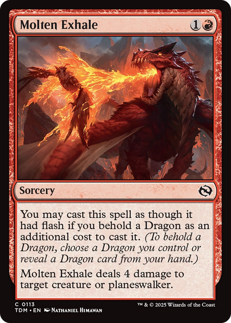 Molten Exhale [Tarkir: Dragonstorm] | Gaming Infinity