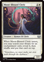 Moon-Blessed Cleric [Duskmourn: House of Horror Commander] | Gaming Infinity