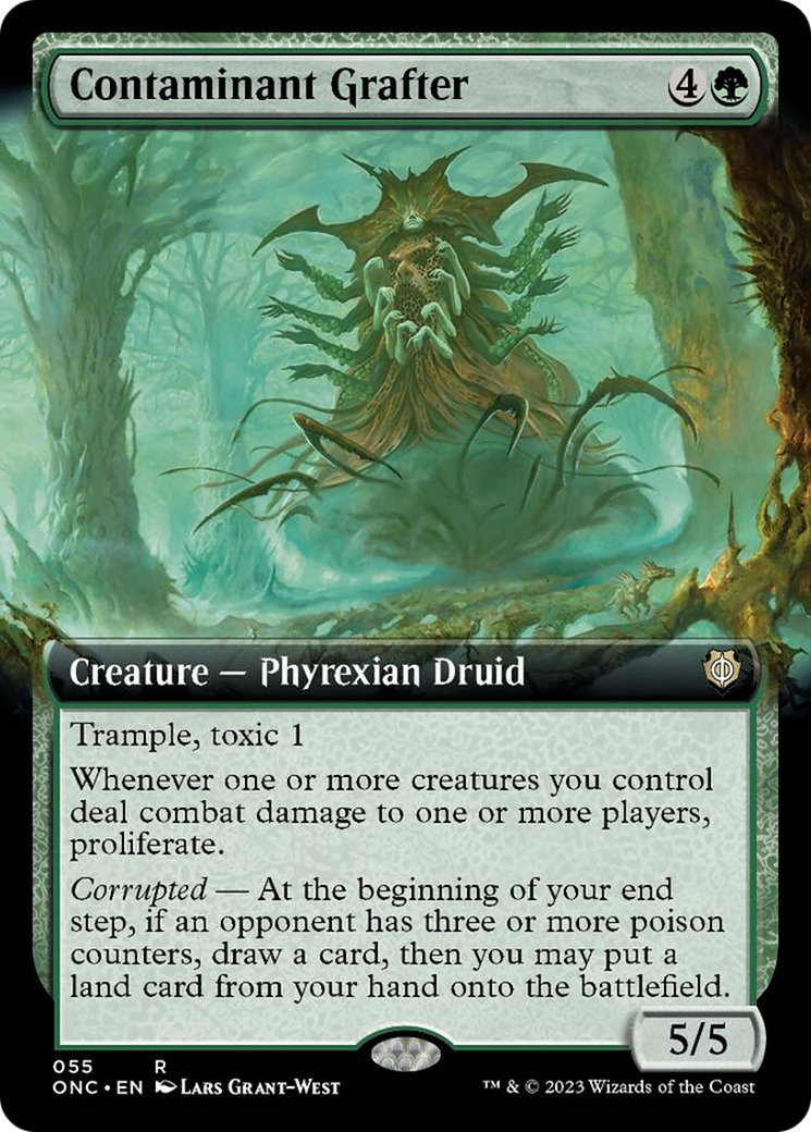 Contaminant Grafter (Extended Art) [Phyrexia: All Will Be One Commander] | Gaming Infinity