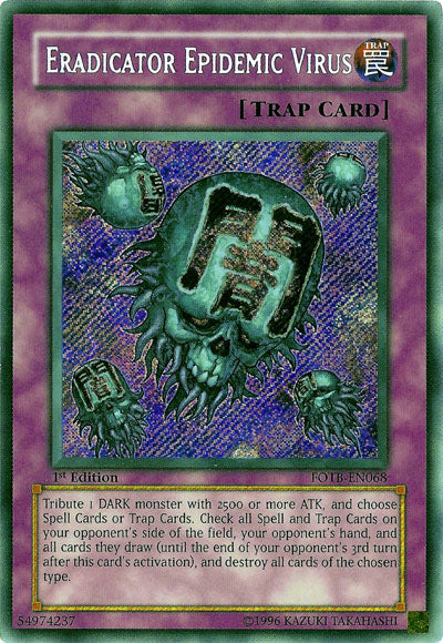 Eradicator Epidemic Virus [FOTB-EN068] Secret Rare | Gaming Infinity