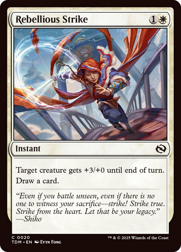 Rebellious Strike [Tarkir: Dragonstorm] | Gaming Infinity