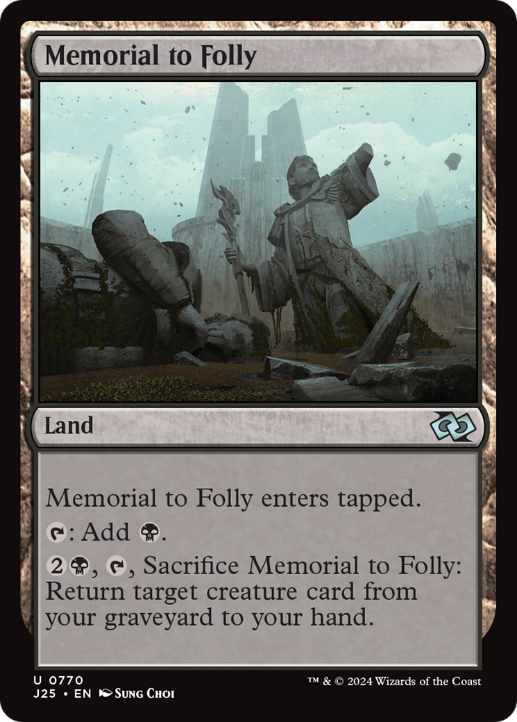 Memorial to Folly [Foundations Jumpstart] | Gaming Infinity