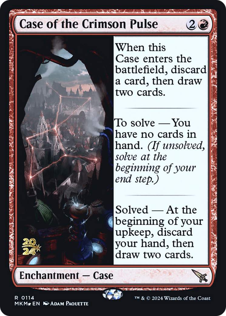 Case of the Crimson Pulse [Murders at Karlov Manor Prerelease Promos] | Gaming Infinity