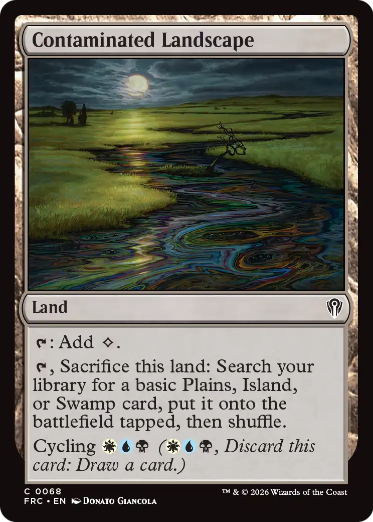 Contaminated Landscape [Reality Fracture Commander] | Gaming Infinity