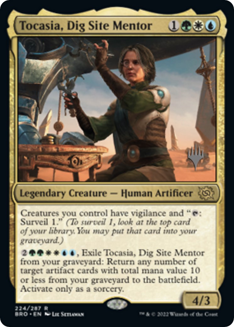 Tocasia, Dig Site Mentor (Promo Pack) [The Brothers' War Promos] | Gaming Infinity