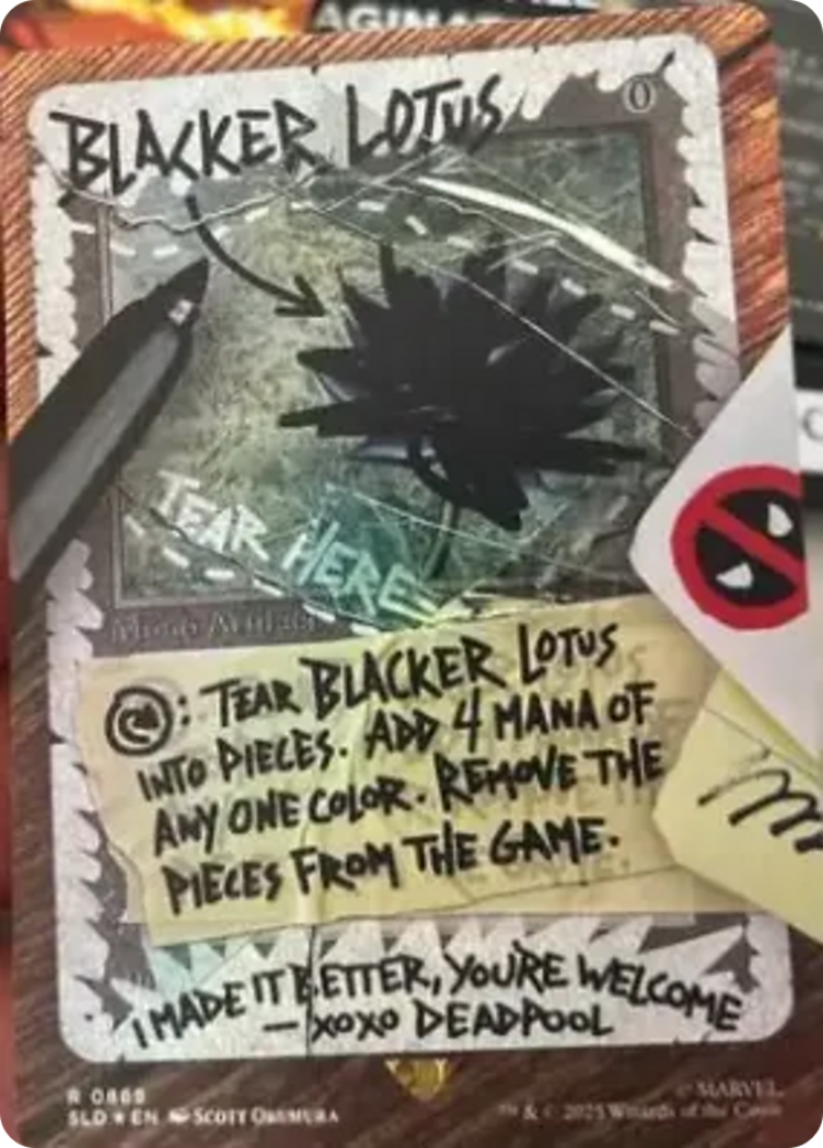 Blacker Lotus (Rainbow Foil) [Secret Lair Drop Series] | Gaming Infinity