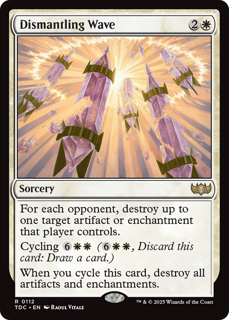 Dismantling Wave [Tarkir: Dragonstorm Commander] | Gaming Infinity