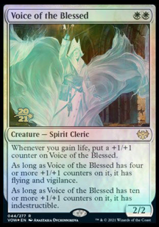 Voice of the Blessed [Innistrad: Crimson Vow Prerelease Promos] | Gaming Infinity