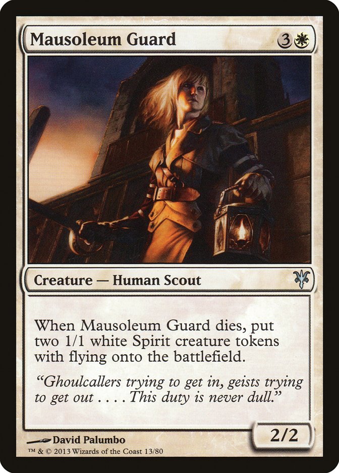 Mausoleum Guard [Duel Decks: Sorin vs. Tibalt] | Gaming Infinity