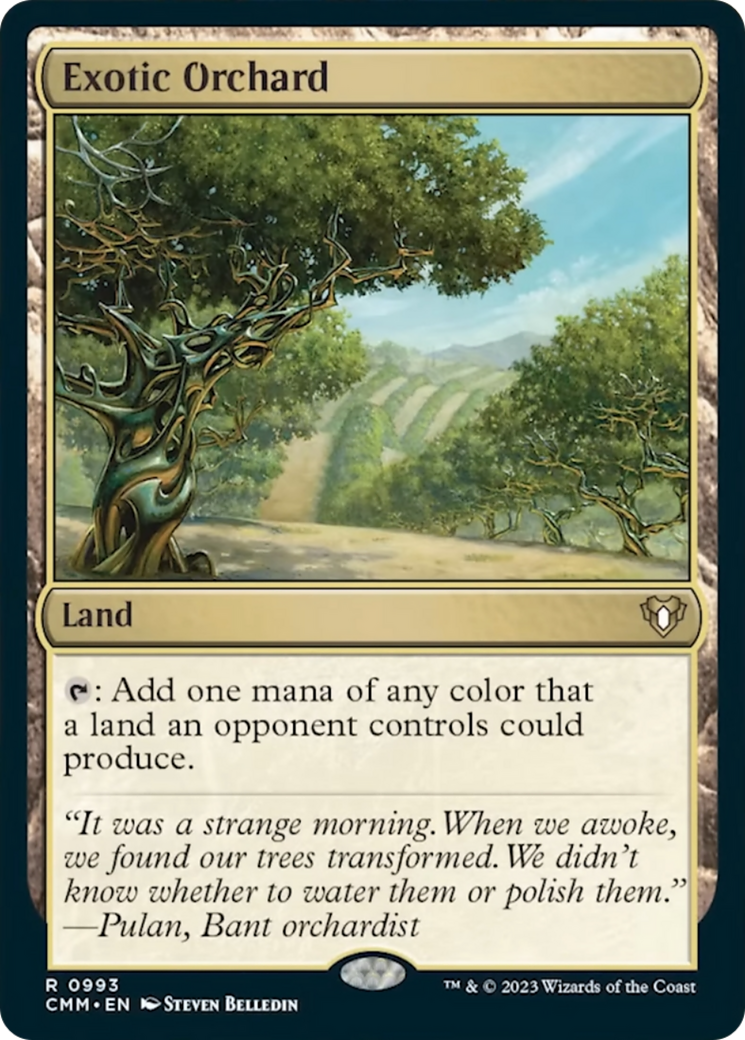 Exotic Orchard [Commander Masters] | Gaming Infinity