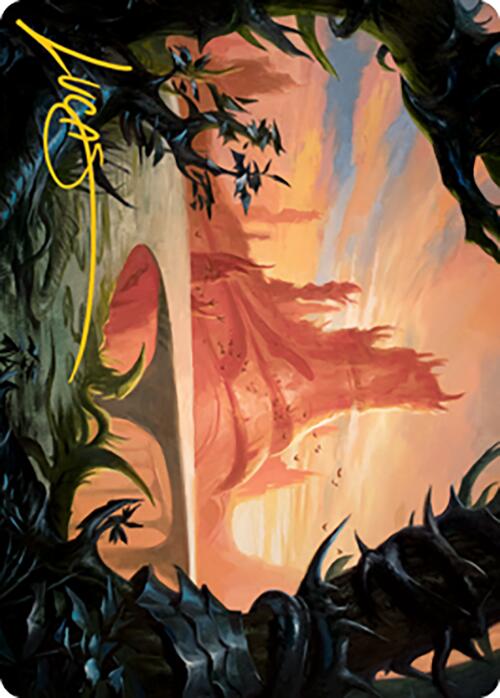 Slagwoods Bridge Art Card (Gold-Stamped Signature) [Modern Horizons 2 Art Series] | Gaming Infinity