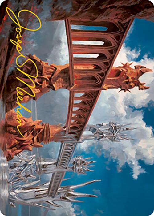 Silverbluff Bridge Art Card (Gold-Stamped Signature) [Modern Horizons 2 Art Series] | Gaming Infinity