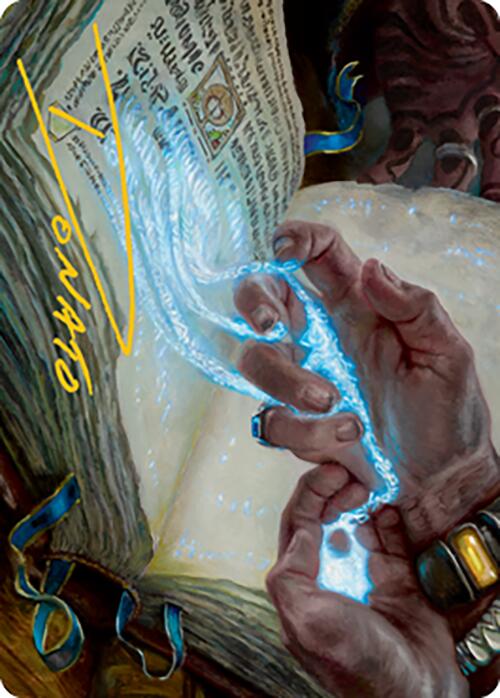 Mystic Redaction Art Card (Gold-Stamped Signature) [Modern Horizons 2 Art Series] | Gaming Infinity