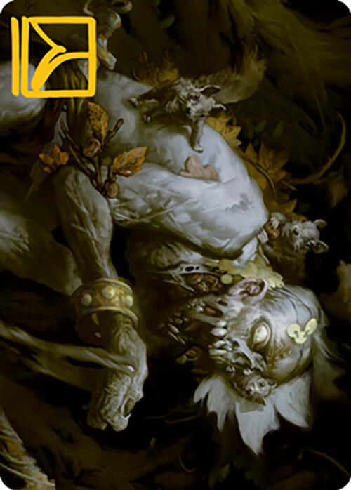 Nested Shambler Art Card (Gold-Stamped Signature) [Modern Horizons 2 Art Series] | Gaming Infinity