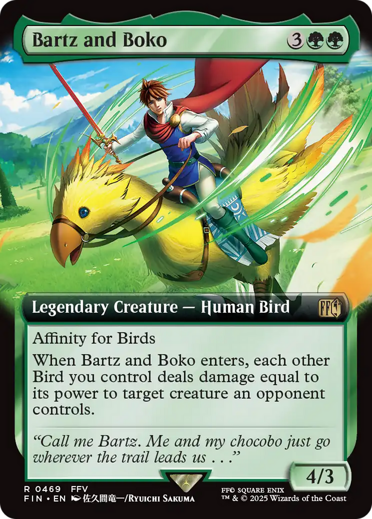 Bartz and Boko (Extended Art) [FINAL FANTASY] | Gaming Infinity