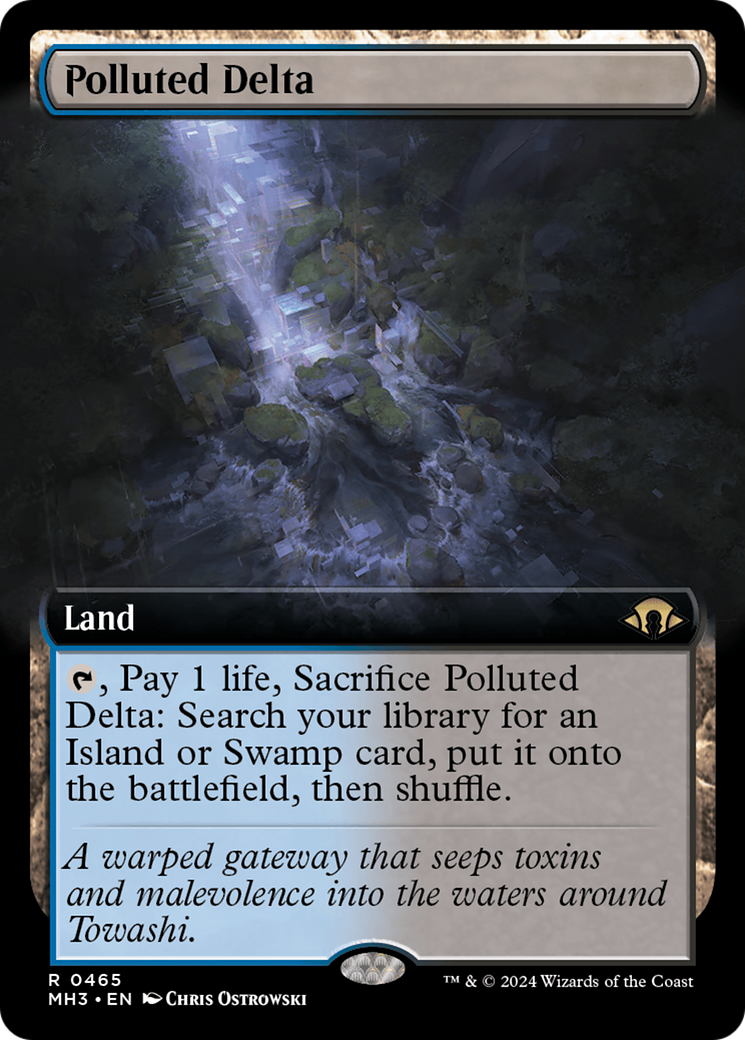 Polluted Delta (Extended Art) [Modern Horizons 3] | Gaming Infinity