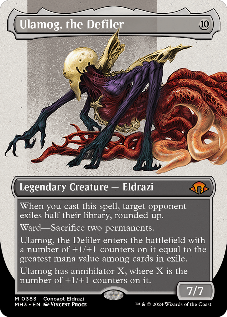 Ulamog, the Defiler (Borderless) (Serialized) [Modern Horizons 3] | Gaming Infinity